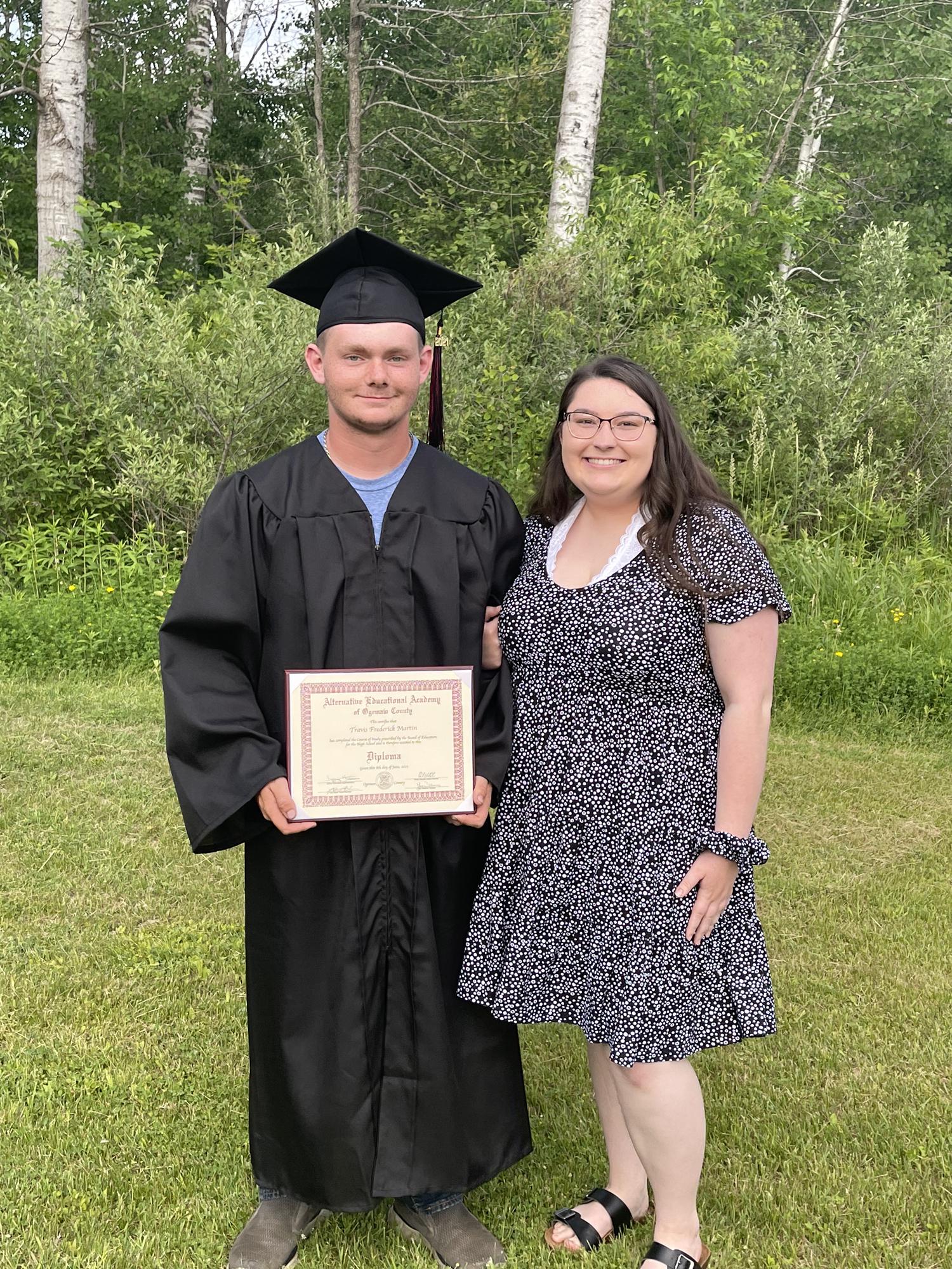 The groom’s graduation!
