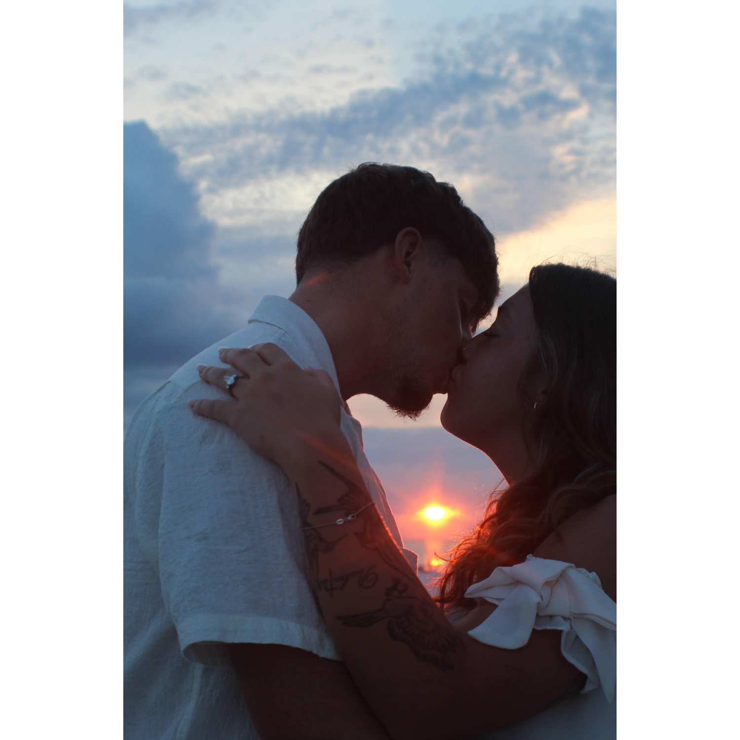 The sunset decided to set right in-betwen us!