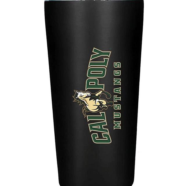 The Fanatic Group Cal Poly San Louis Double Walled Soft Touch Tumbler, Design-1 - Black