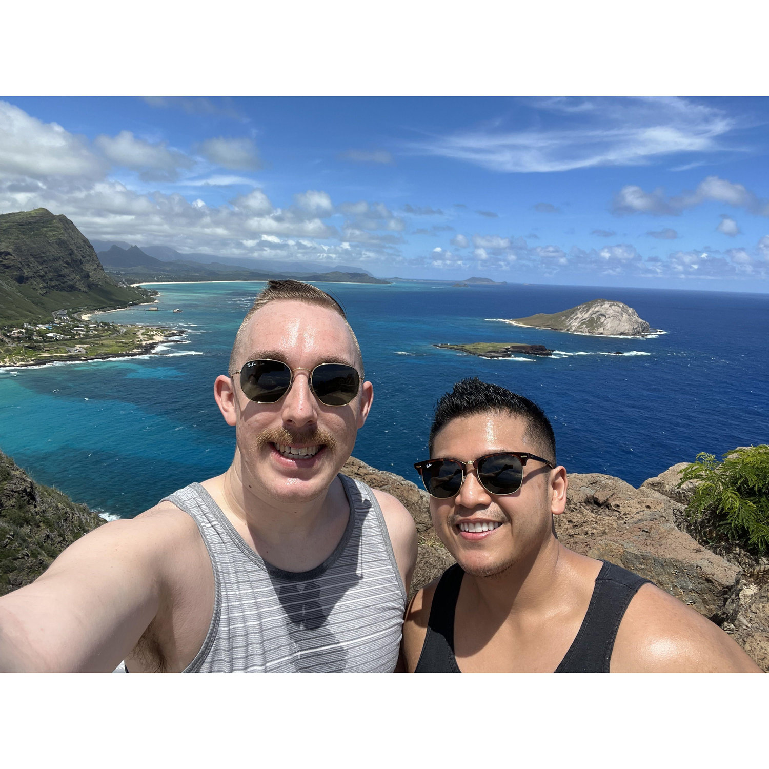 A hike with "plenty of shade" - there was not