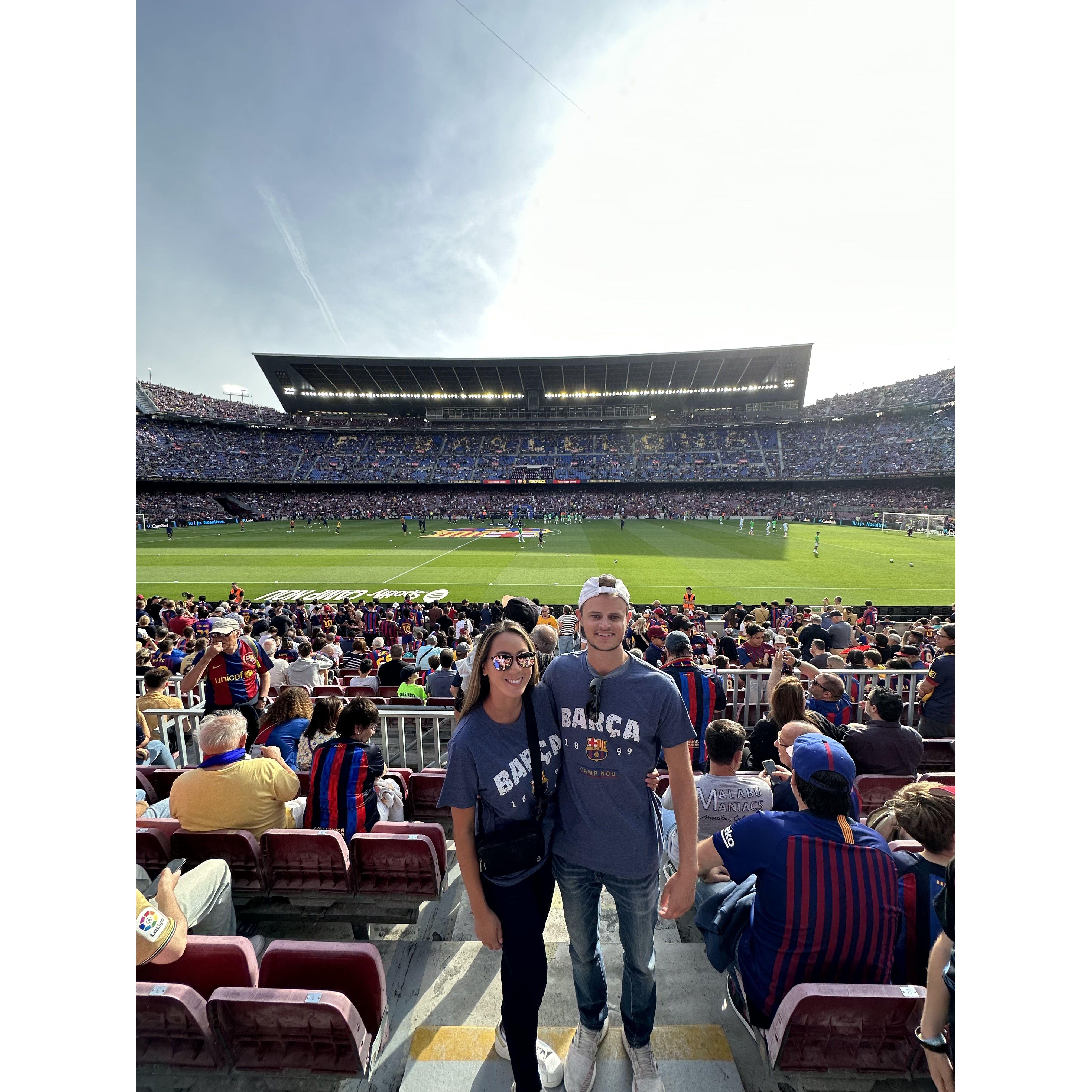 Let’s go, Barça!