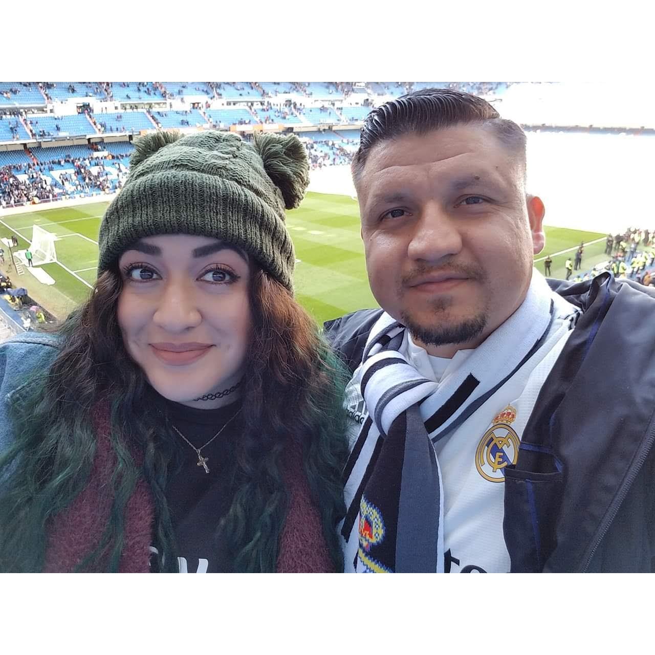 Estadio Santiago Bernabéu, Madrid, España