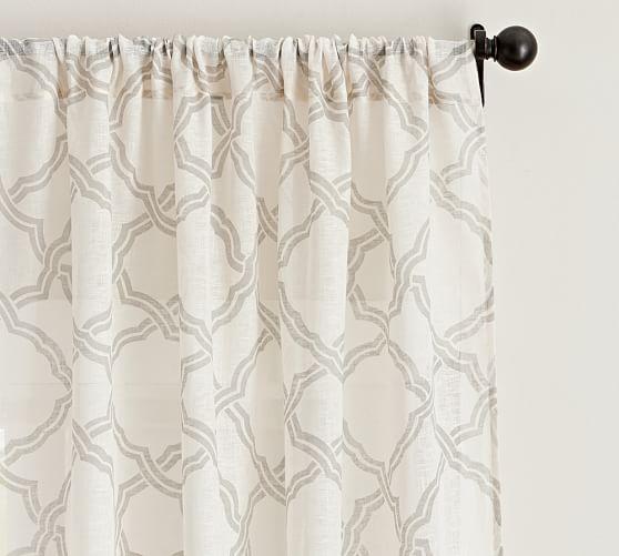 Kendra Trellis Sheer Drape