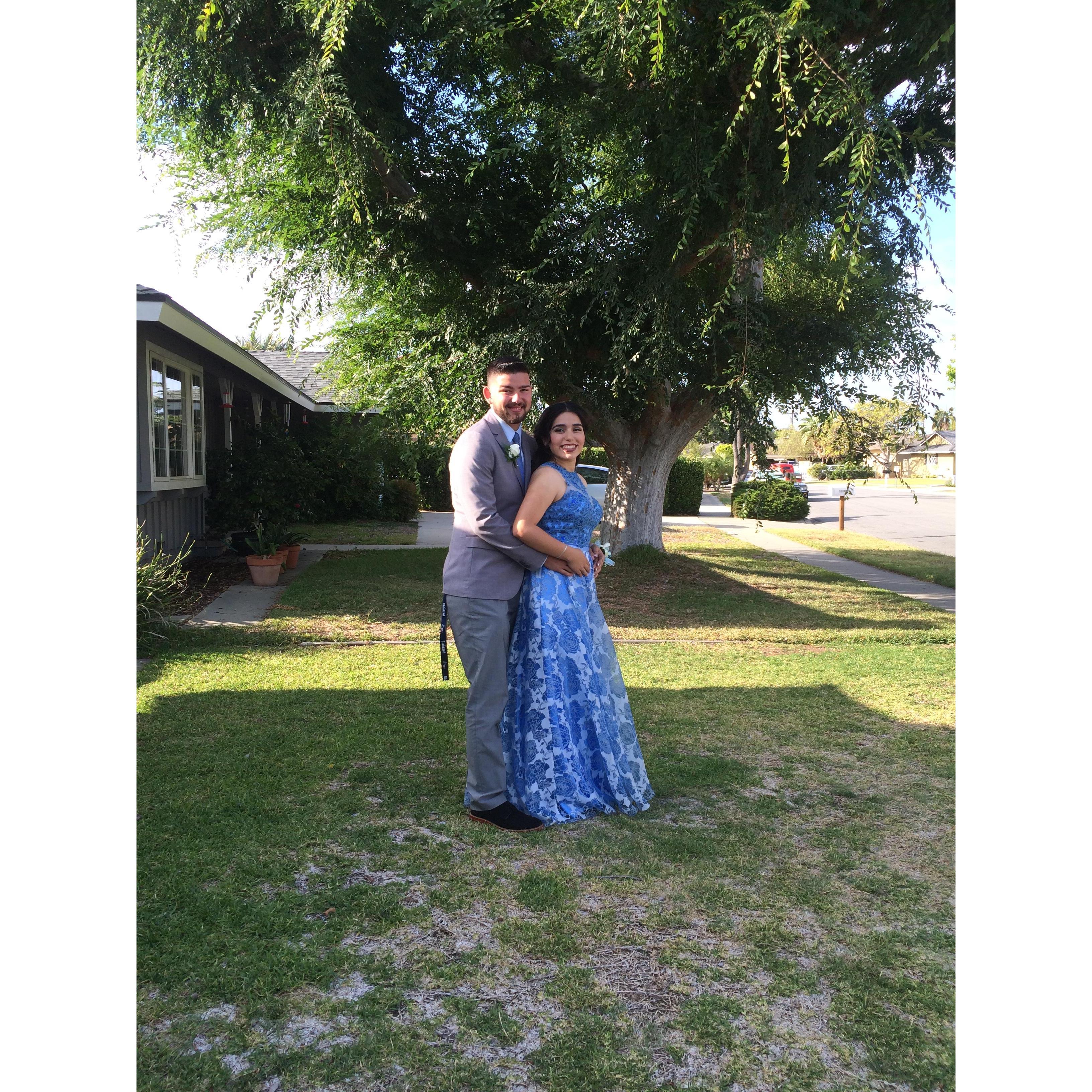 Isabels prom! Juan surprised her with a promise ring that night