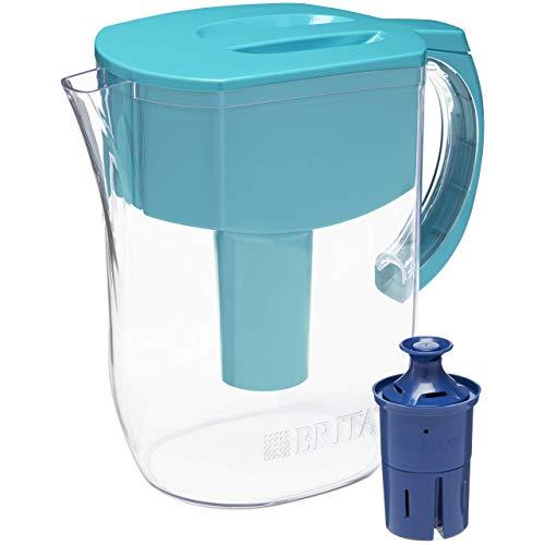 Brita Large 10 Cup Everyday Water Pitcher with 1 Longlast Filter - BPA Free - Turquoise