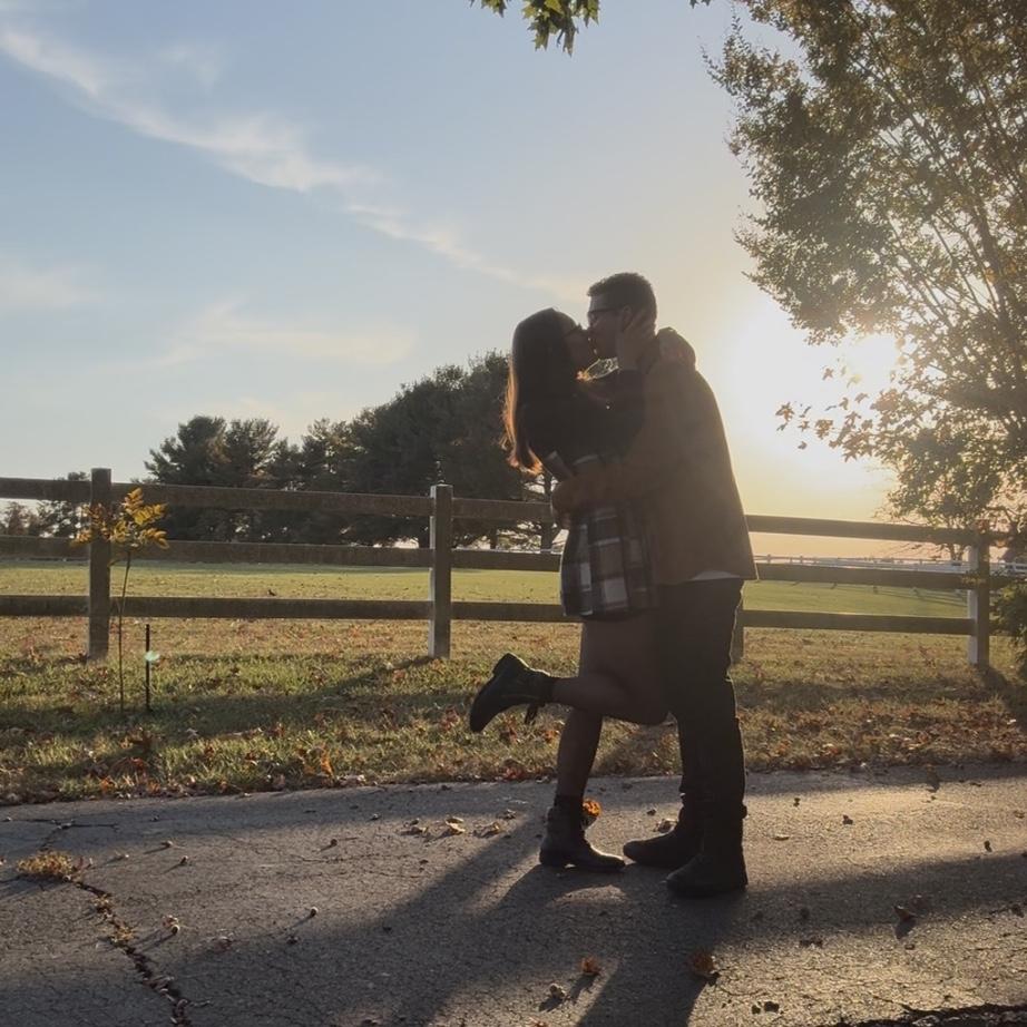 Fall is the best time for pictures 🍁 this one was on our 4 year anniversary!