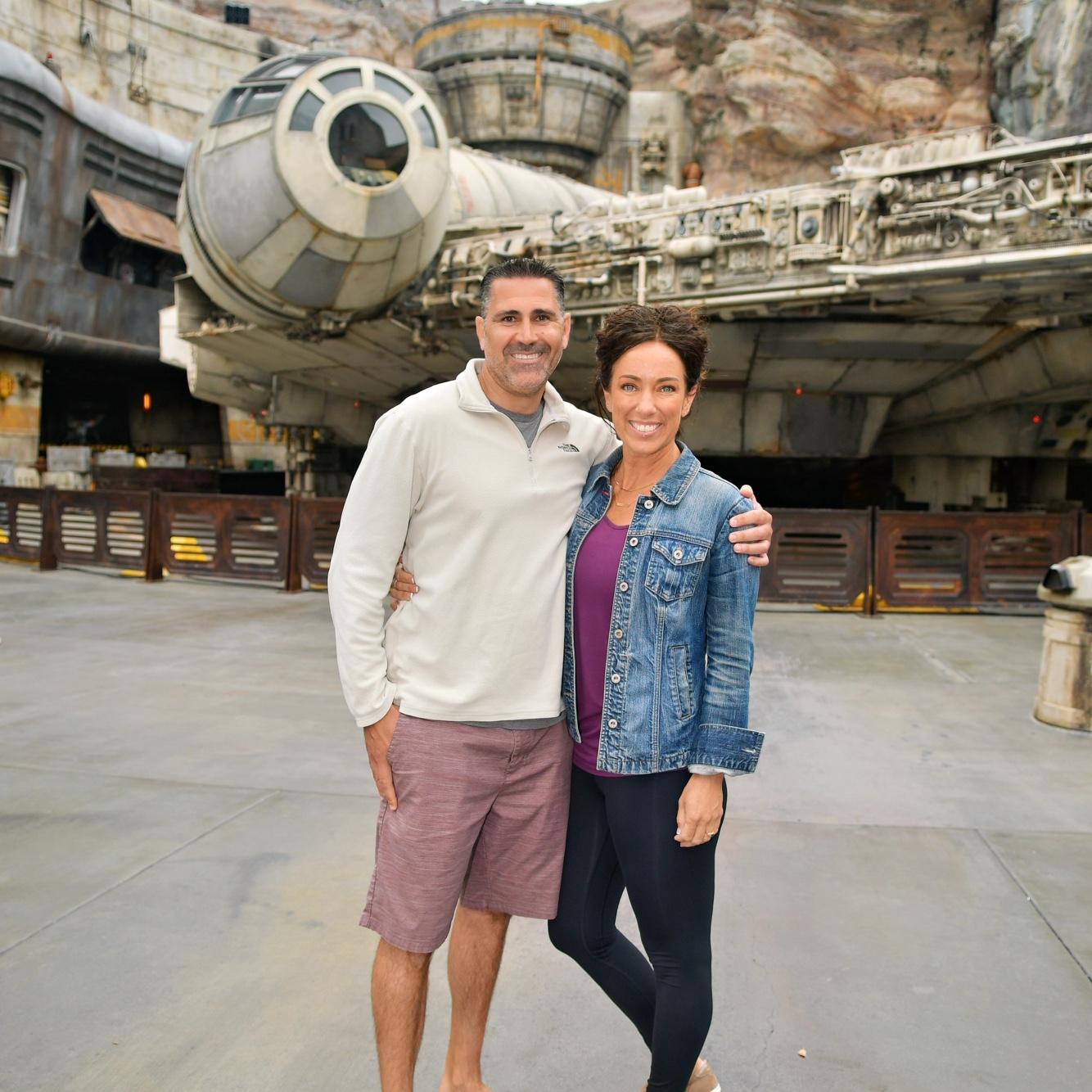 Ryan's a hard-core Star Wars nerd so Galaxy’s Edge was right up his alley.