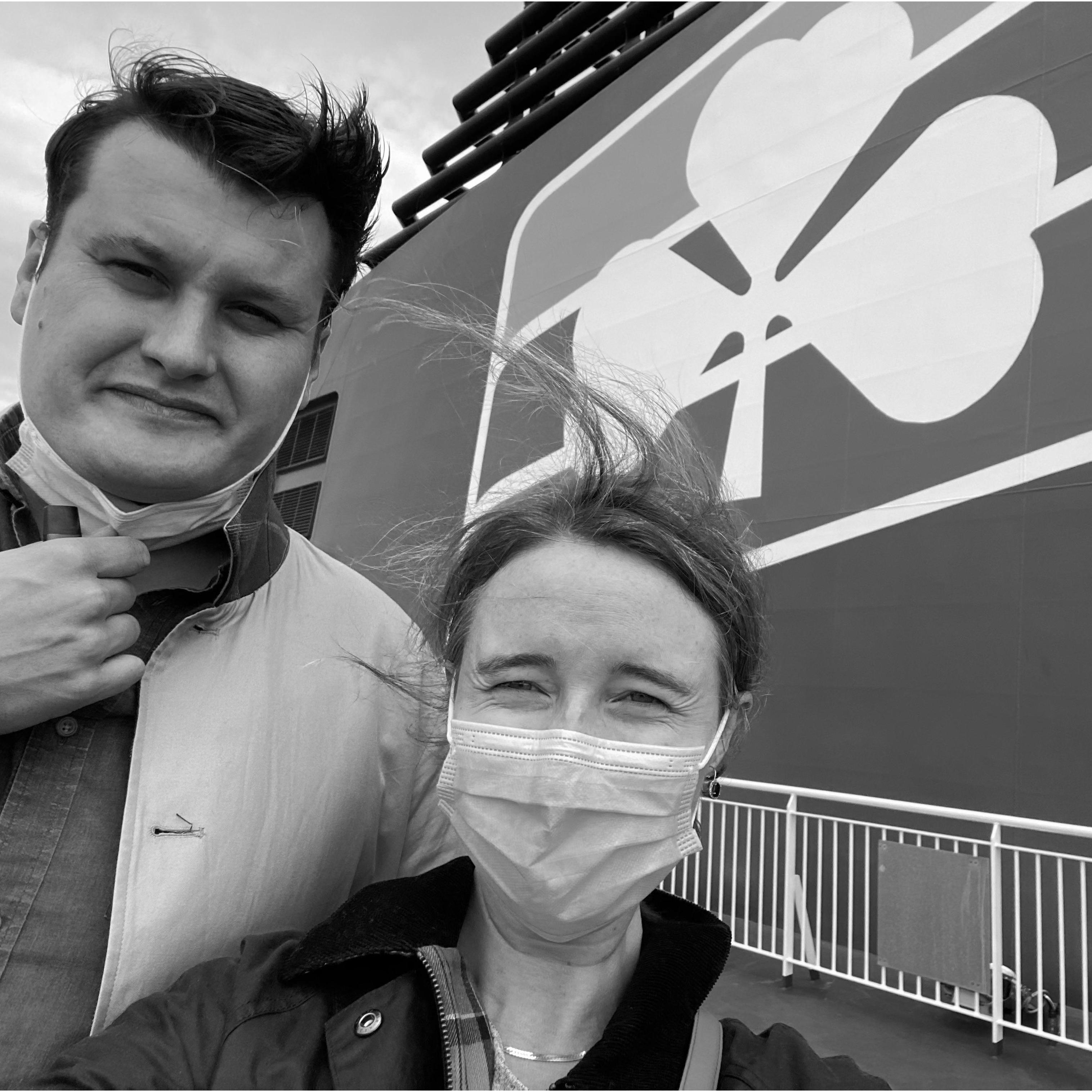 Nicholas and Nona moved to Dublin via Ferry in August 2021. It was a windy ride!