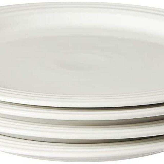 Le Creuset PG9200S4-2716 Dinner Plates (Set of 4), 10.5", White