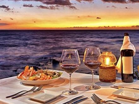 Dinner for Two On Our Honeymoon