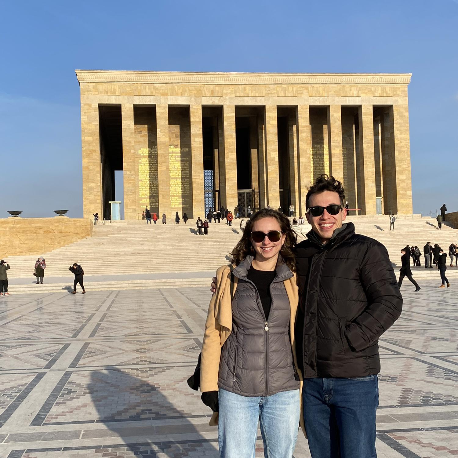 Paying our respects to the great leader in Ankara, Turkiye.
