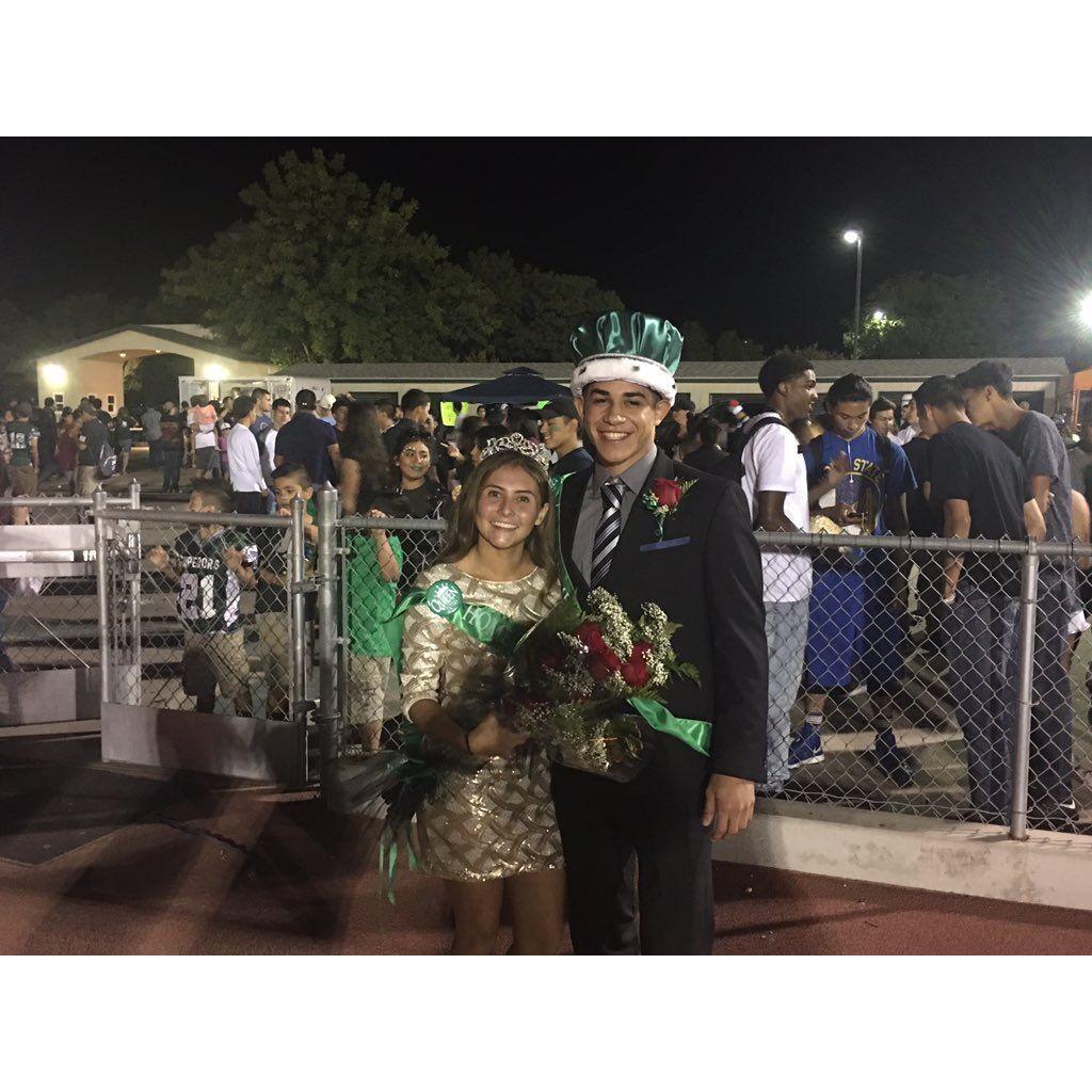 2016 Homecoming King and Queen Senior Year