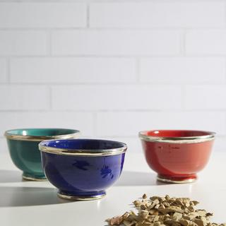 Moroccan Rimmed Bowl, Set of 3