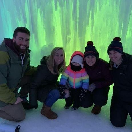 Visiting the ice castles in New Hampshire (2020)