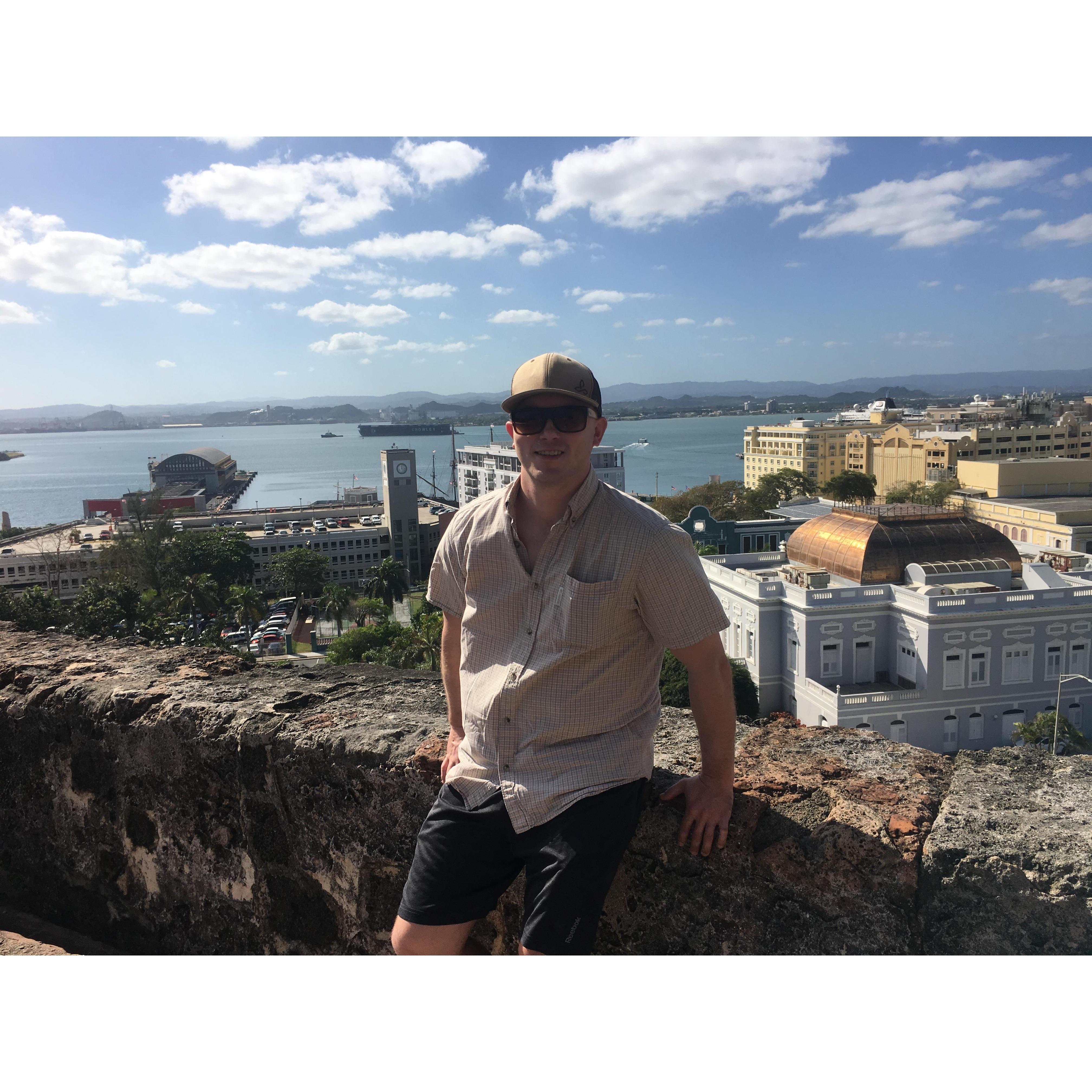 San Juan, Puerto Rico on top of San Cristobal Fort