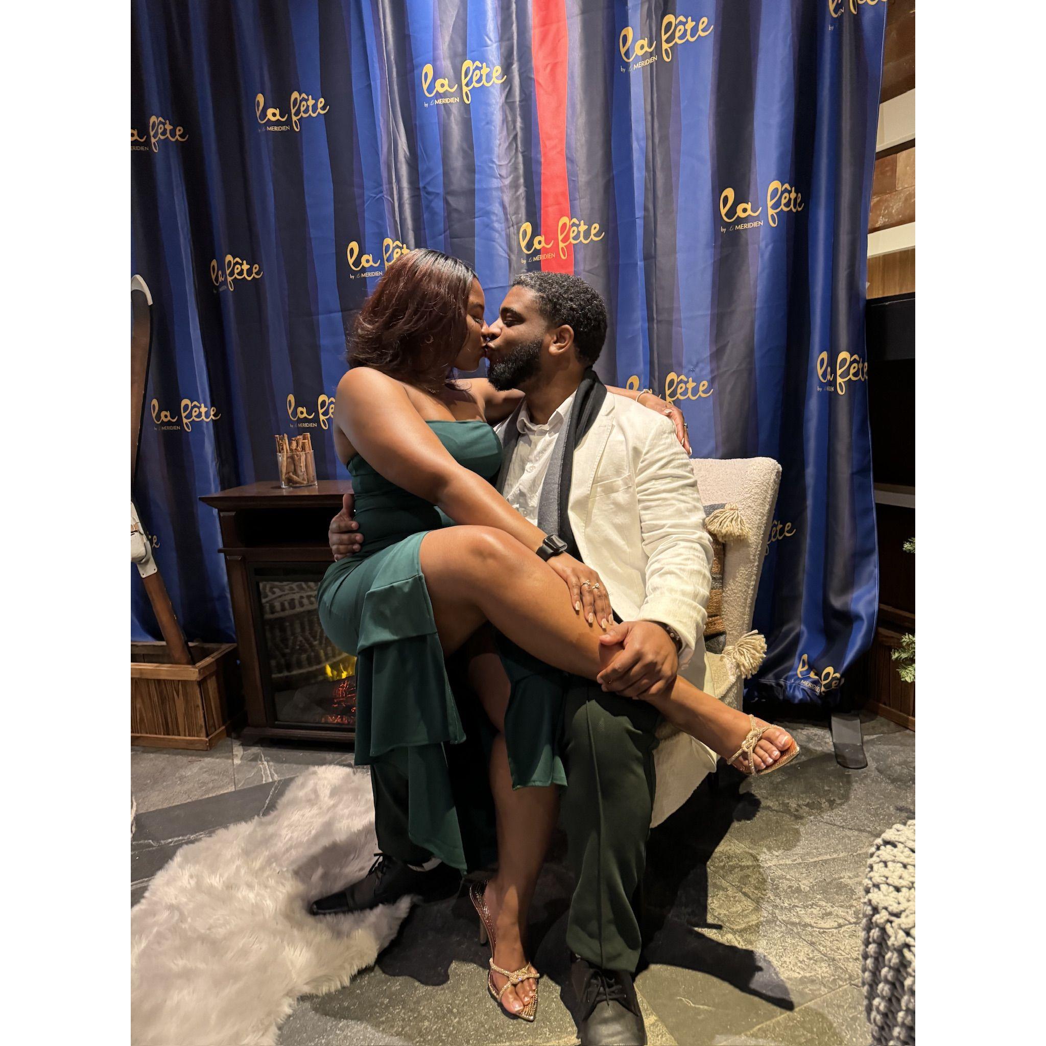 Destini and Robert enjoy a night out in Charlotte, NC!
