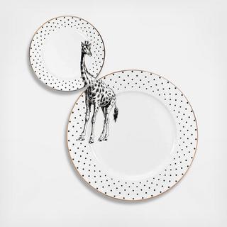 Monochrome Party 2-Piece Plate set