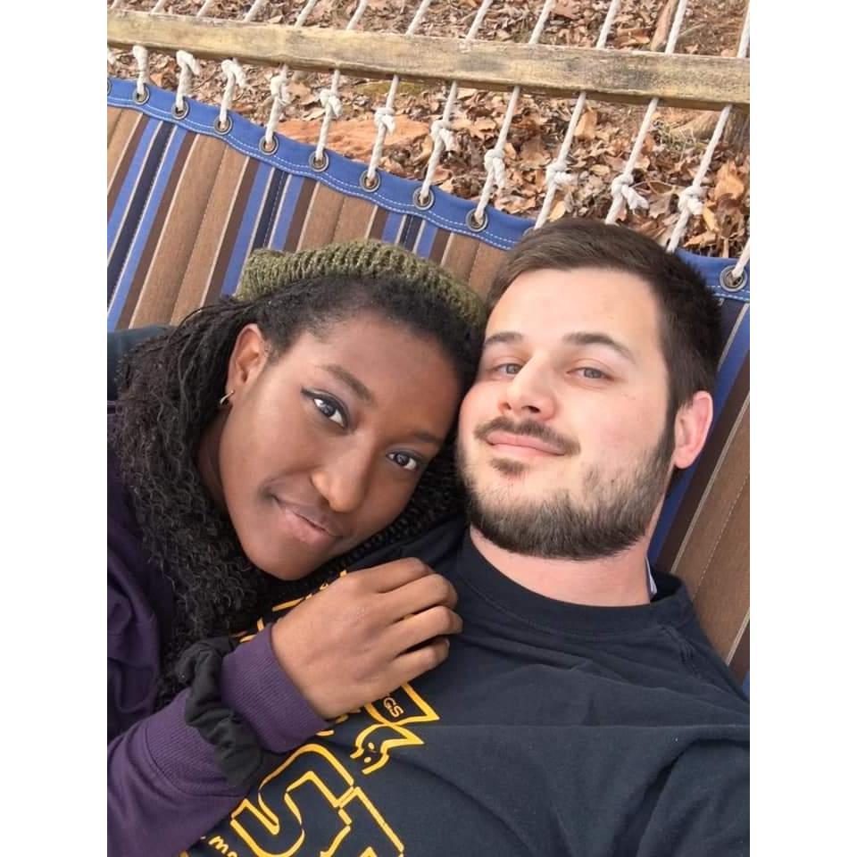 Taking a nap in the hammock