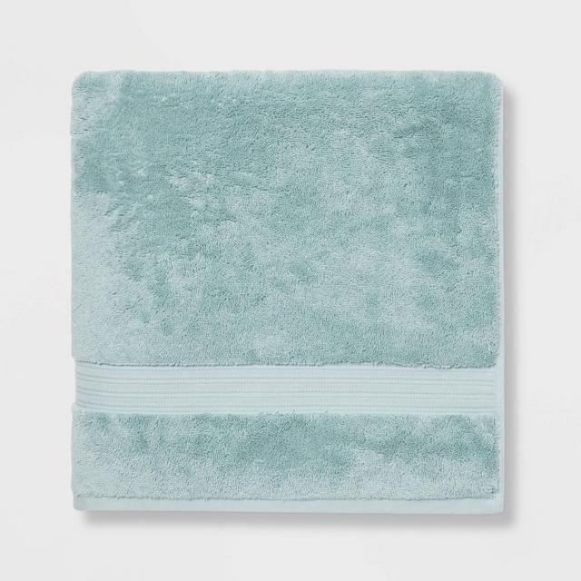 Antimicrobial Oversized Bath Towel Aqua - Total Fresh