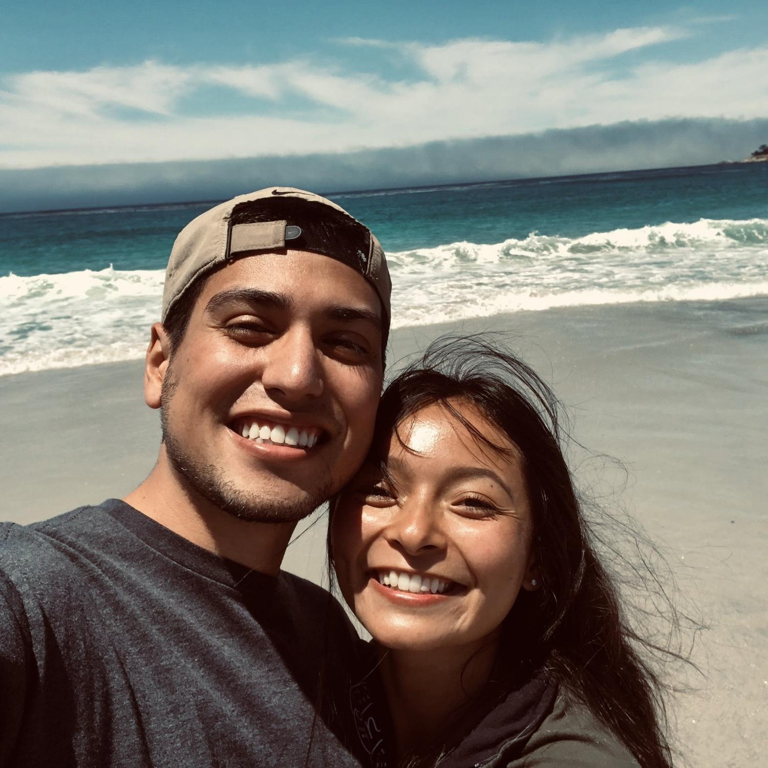 Sun burned on our second anniversary - June 2020 (Carmel, CA)