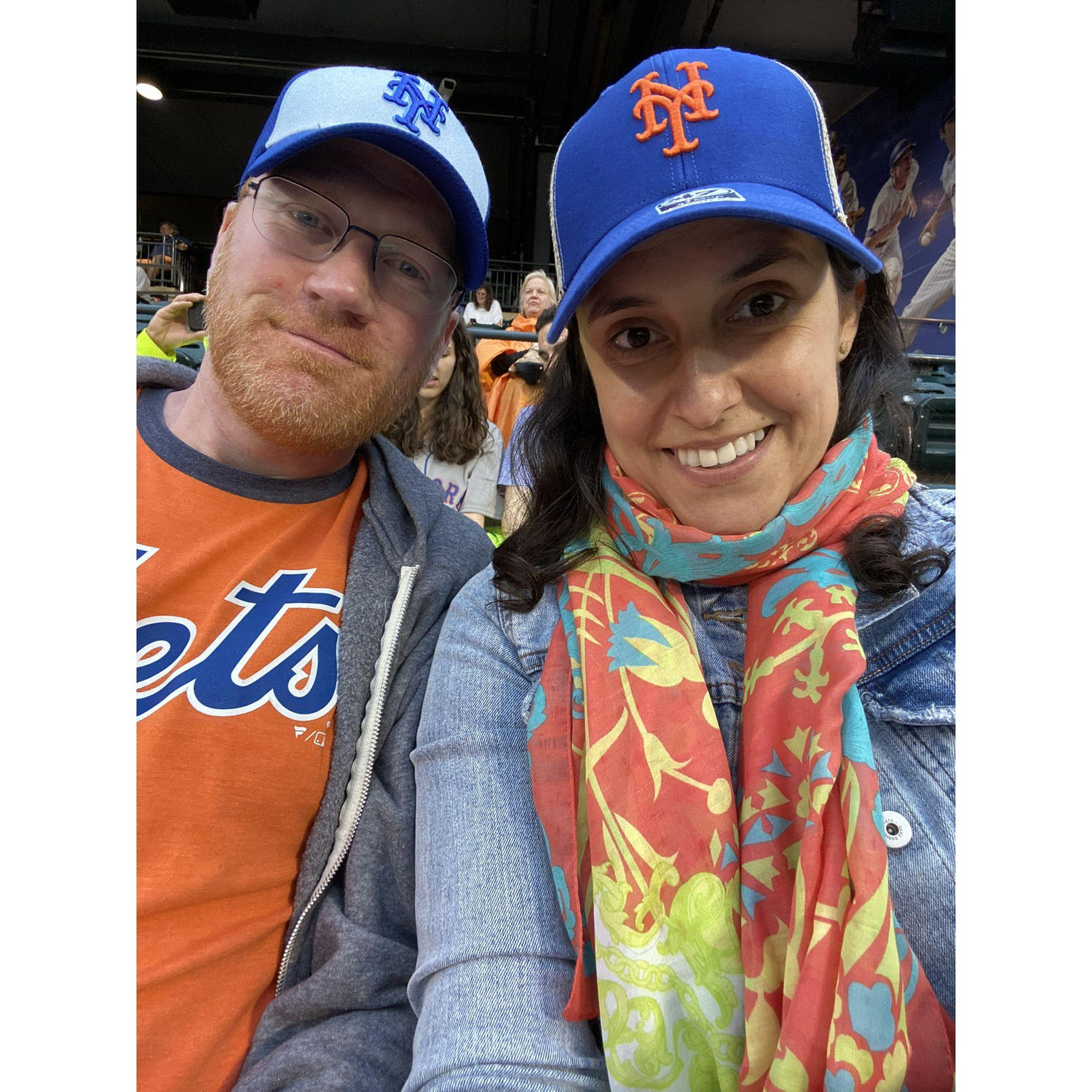 Andy's birthday trip last year to see the Mets at home.