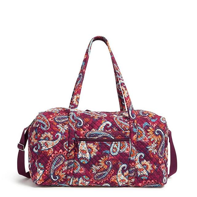 Vera Bradley Women's Cotton Large Travel Duffel Bag
