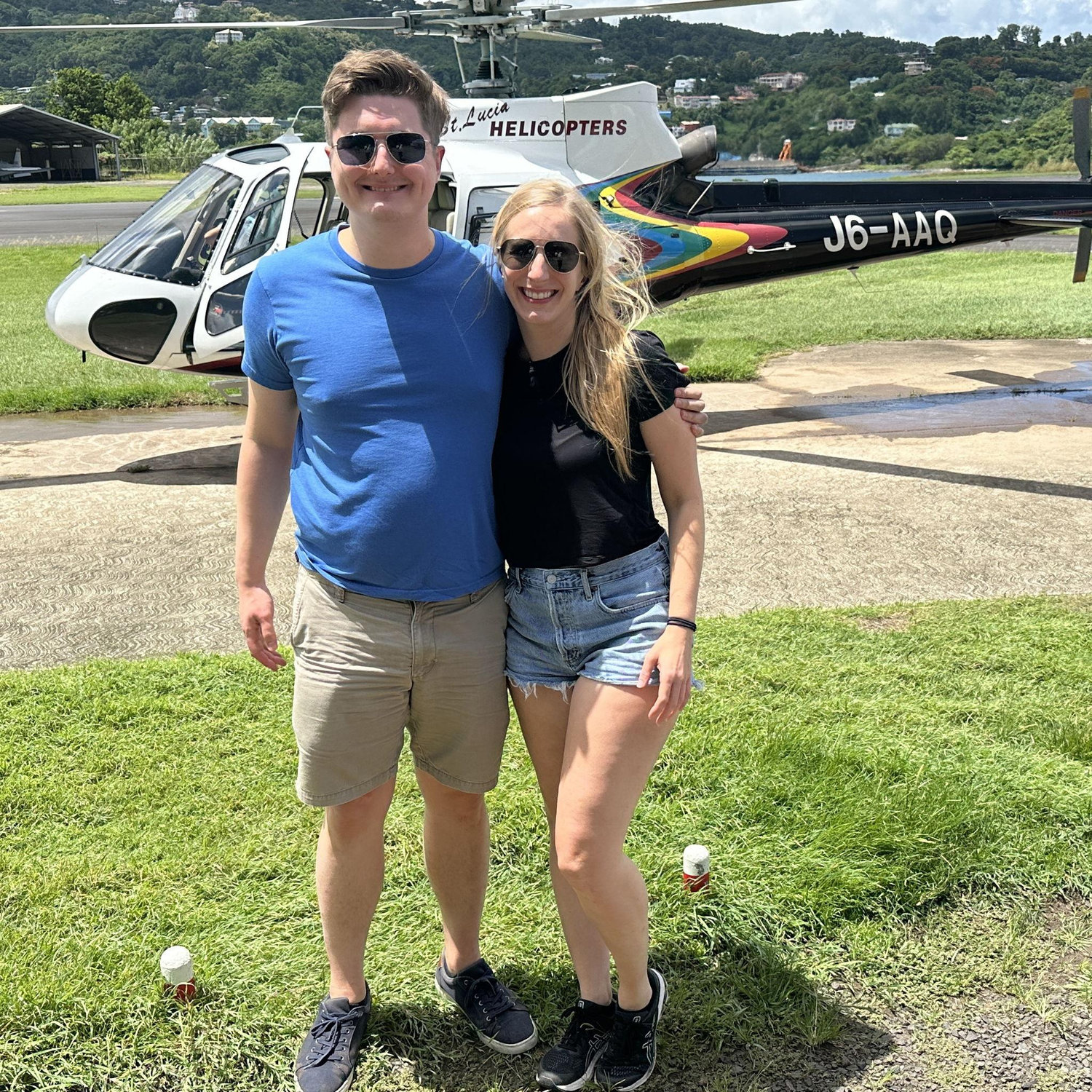 Anniversary Helicopter Ride in St. Lucia (August 2023)