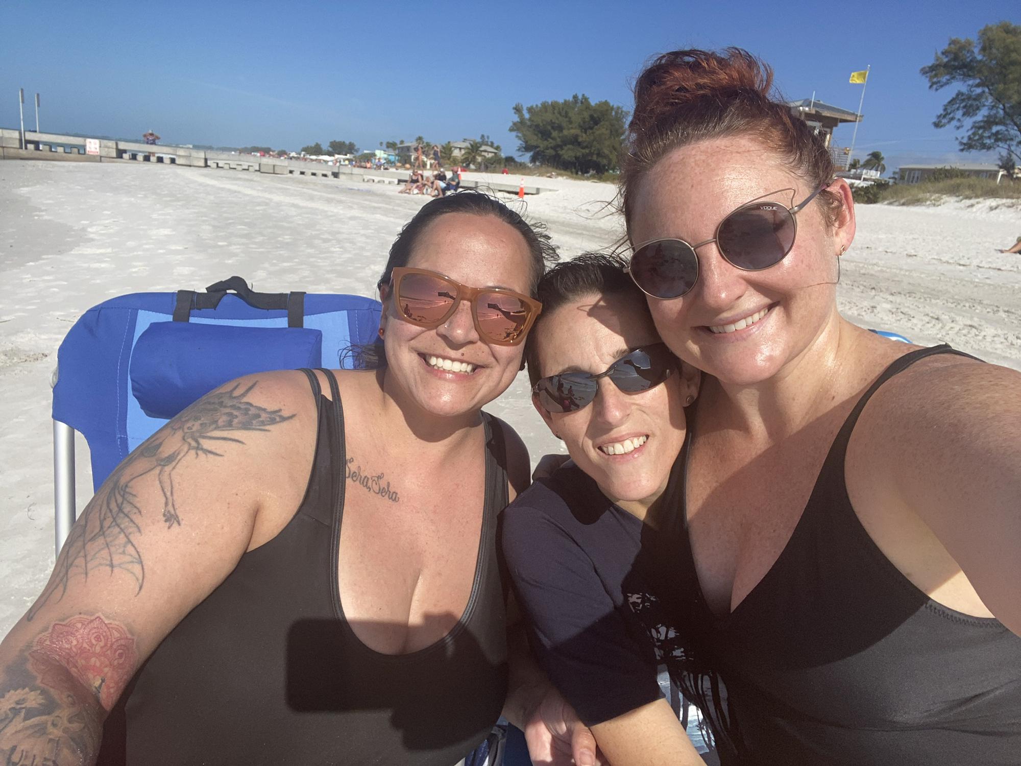 With MOH Audrey at Sarasota beach 🏖