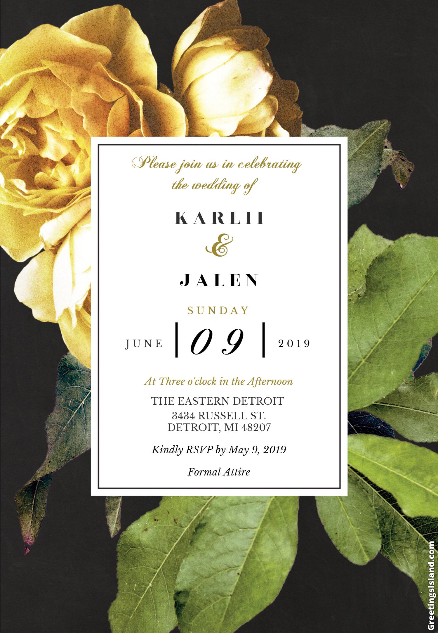 The Wedding Website of Karlii Smith and Jalen Graham