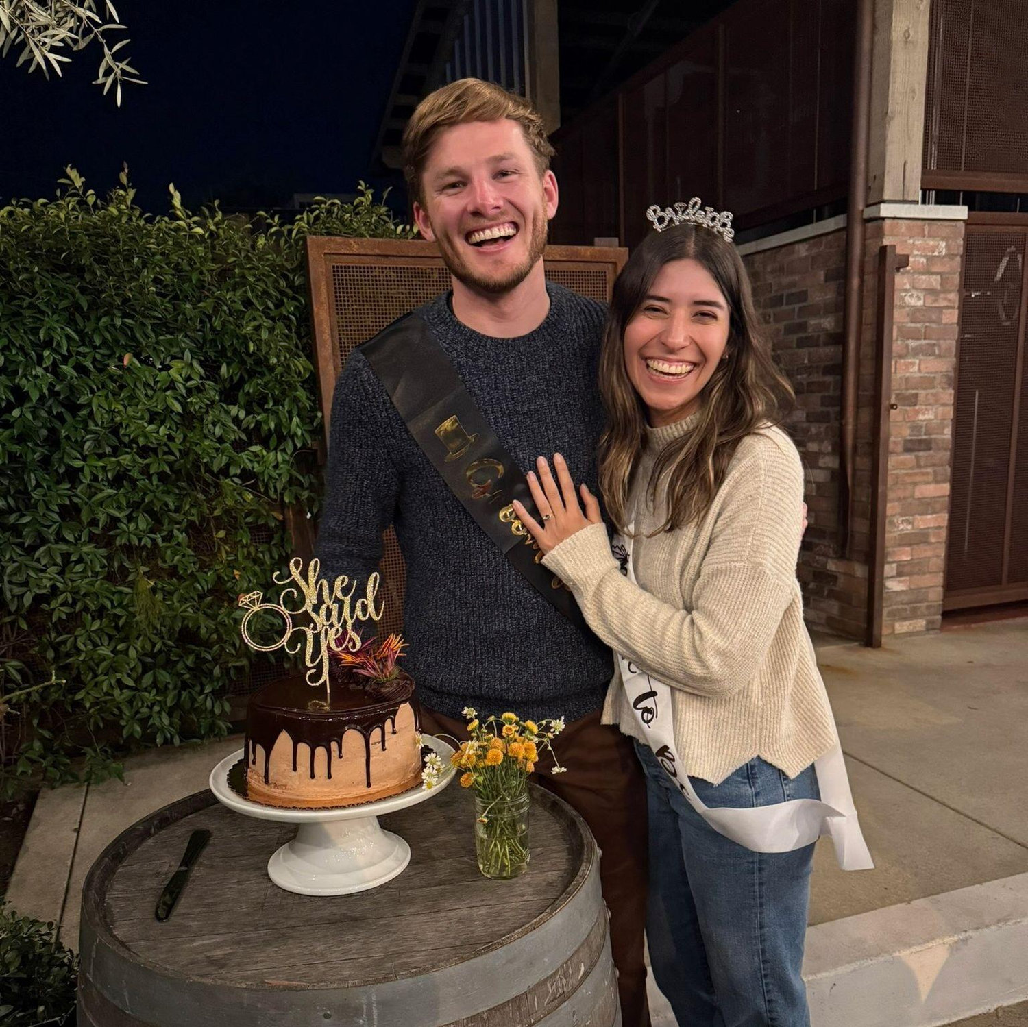 Surprise! Engagement party at Firestone Walker Brewing