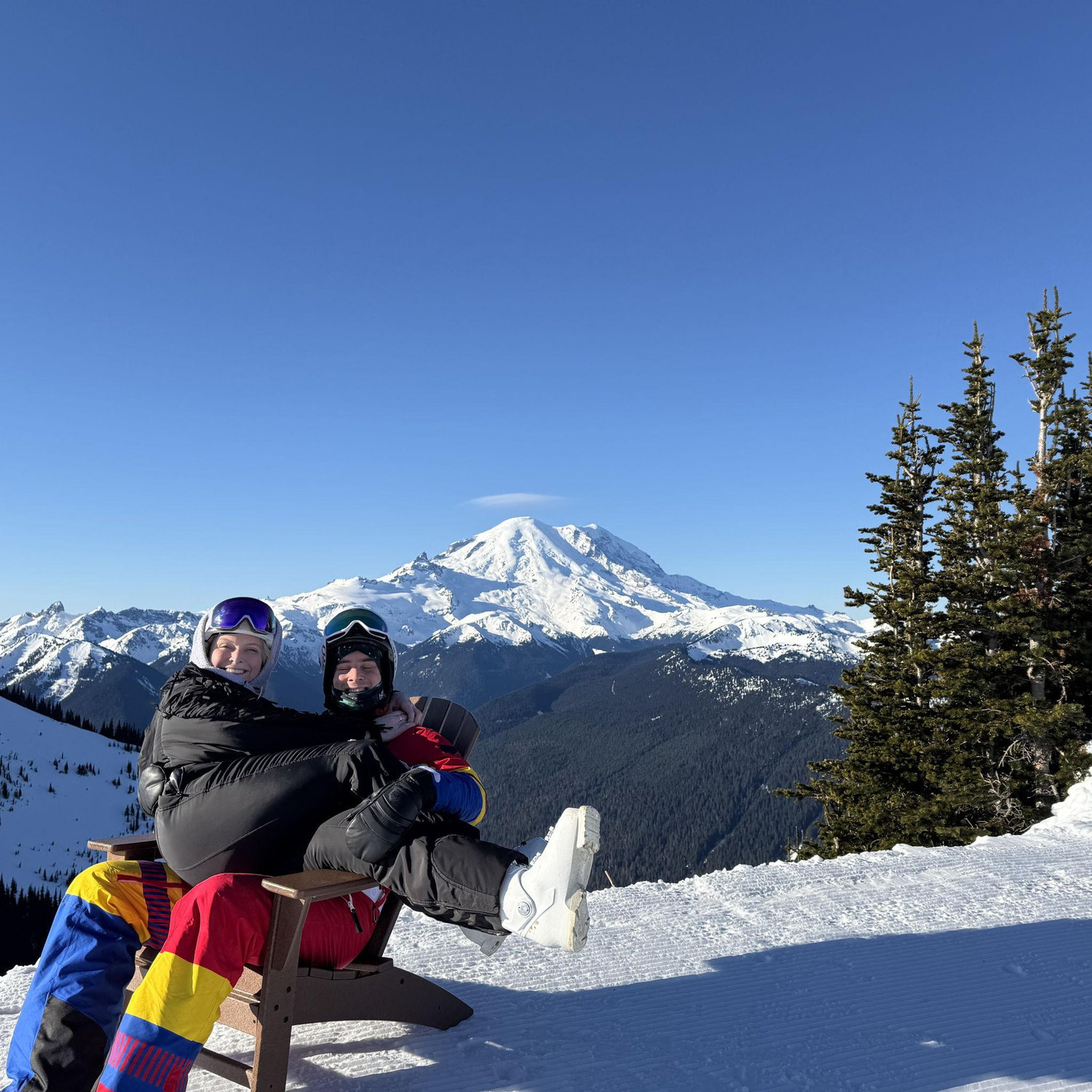 One of the many ski days.
