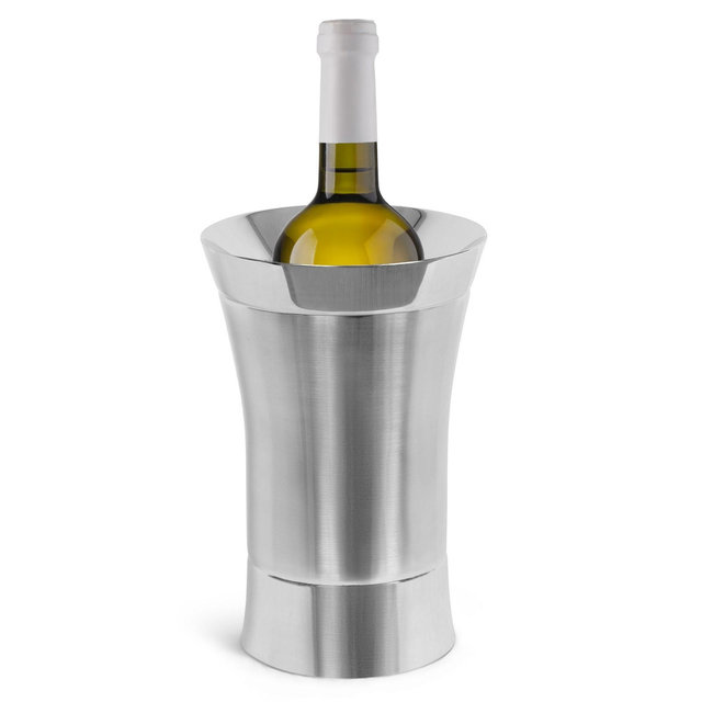 BirdRock Home Stainless-Steel Wine Chiller - Double Wall - Single Bottle