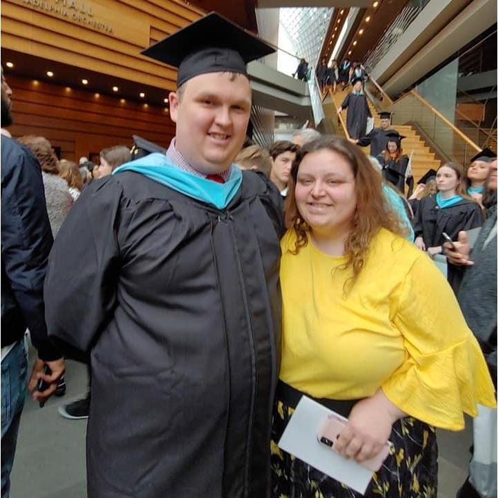 Zach got his Master's Degree from Holy Family University! I couldn't be more proud!
