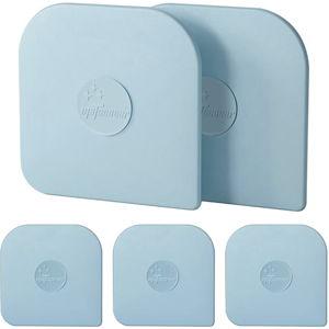 Pan Scraper, 5 Pcs Kitchen Tool - (Aqua)