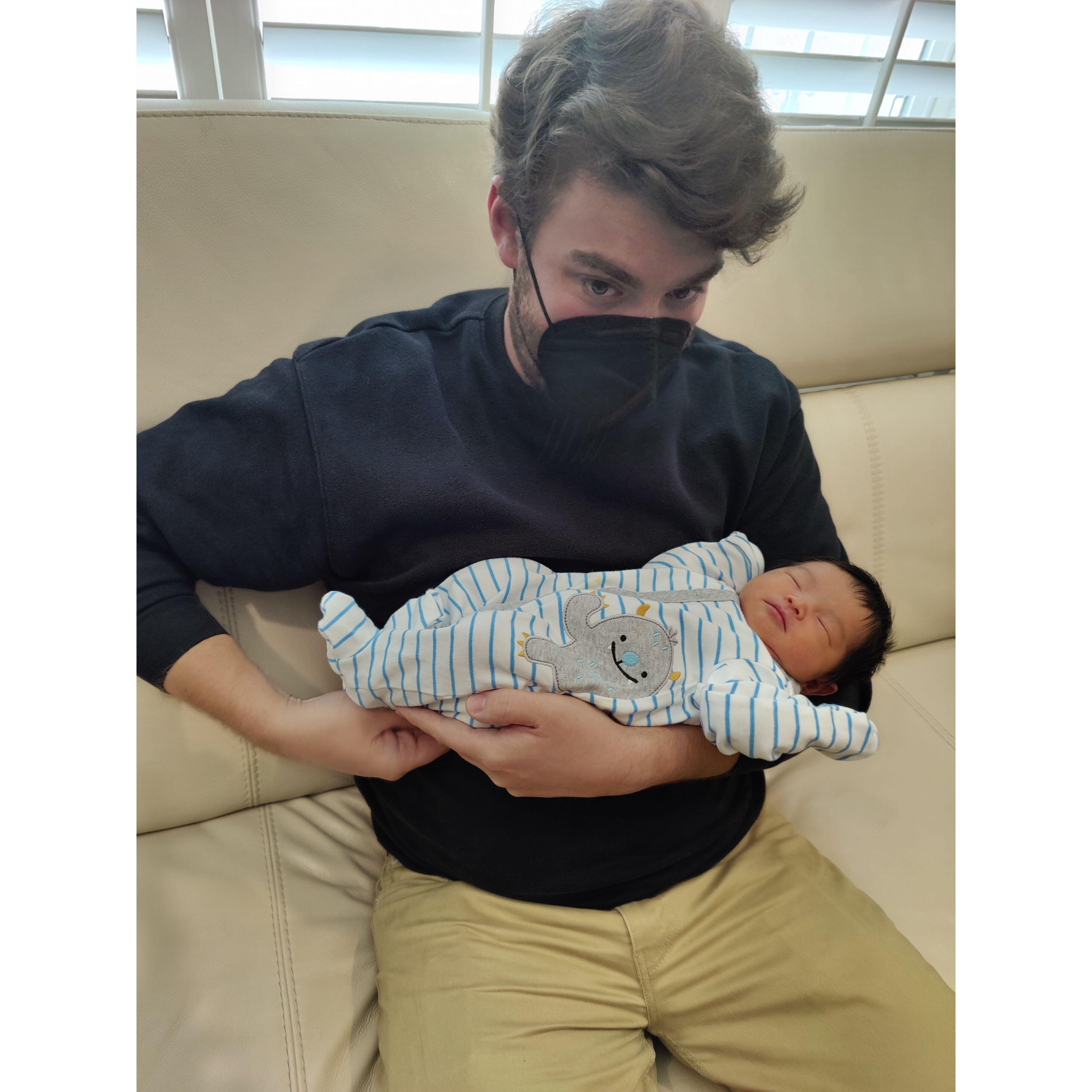 Met Victoria's niece River for the first time!