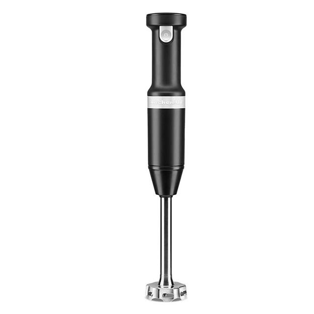 KitchenAid KHBBV53BM Cordless Hand Blender, 8 inch, Black Matte