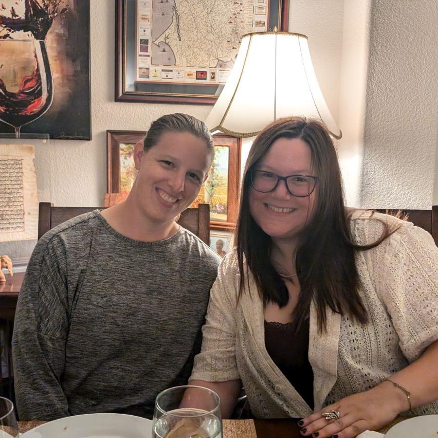 Our very first picture ever taken together! The first night Jen met any members of Hayden's family as well as the first time Hayden ever introduced a girlfriend to her family.