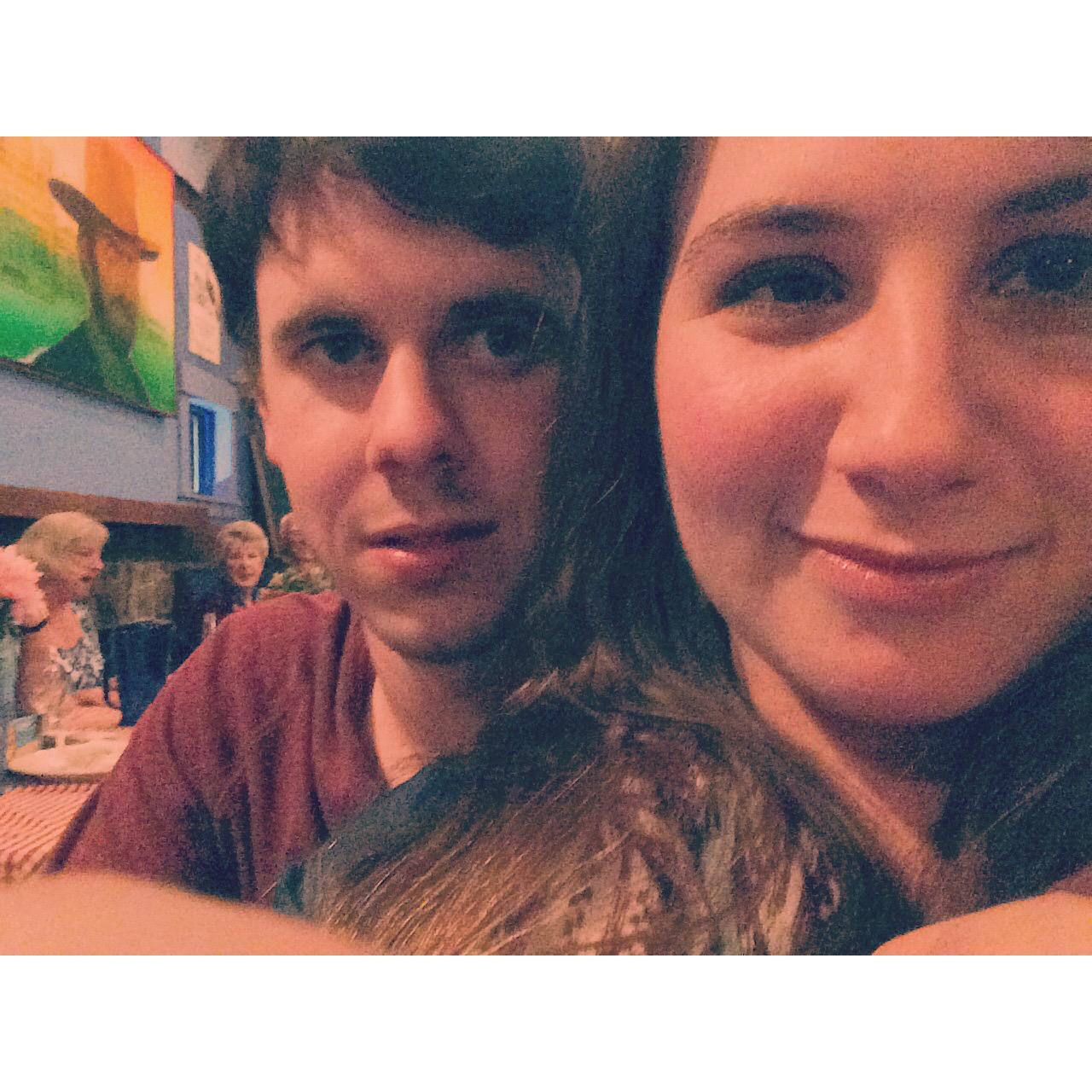 First selfie as a couple!