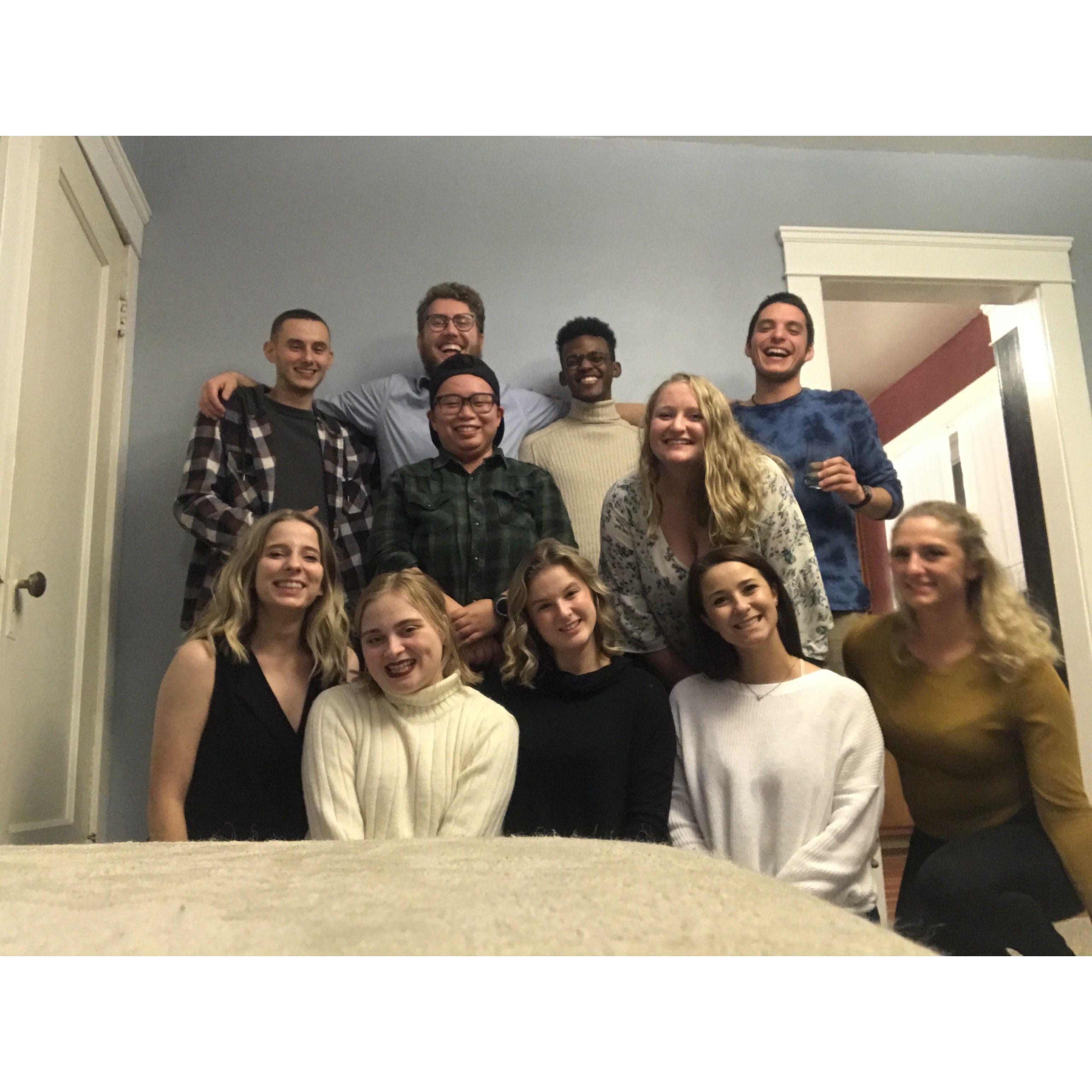 Our first time hosting Friendsgiving! We accidentally got everyone drunk on Jamie's Sangria