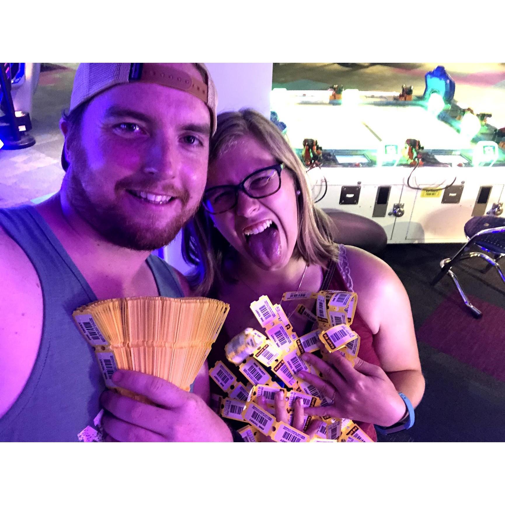 One of the most excited we've ever been. We won the jackpot!