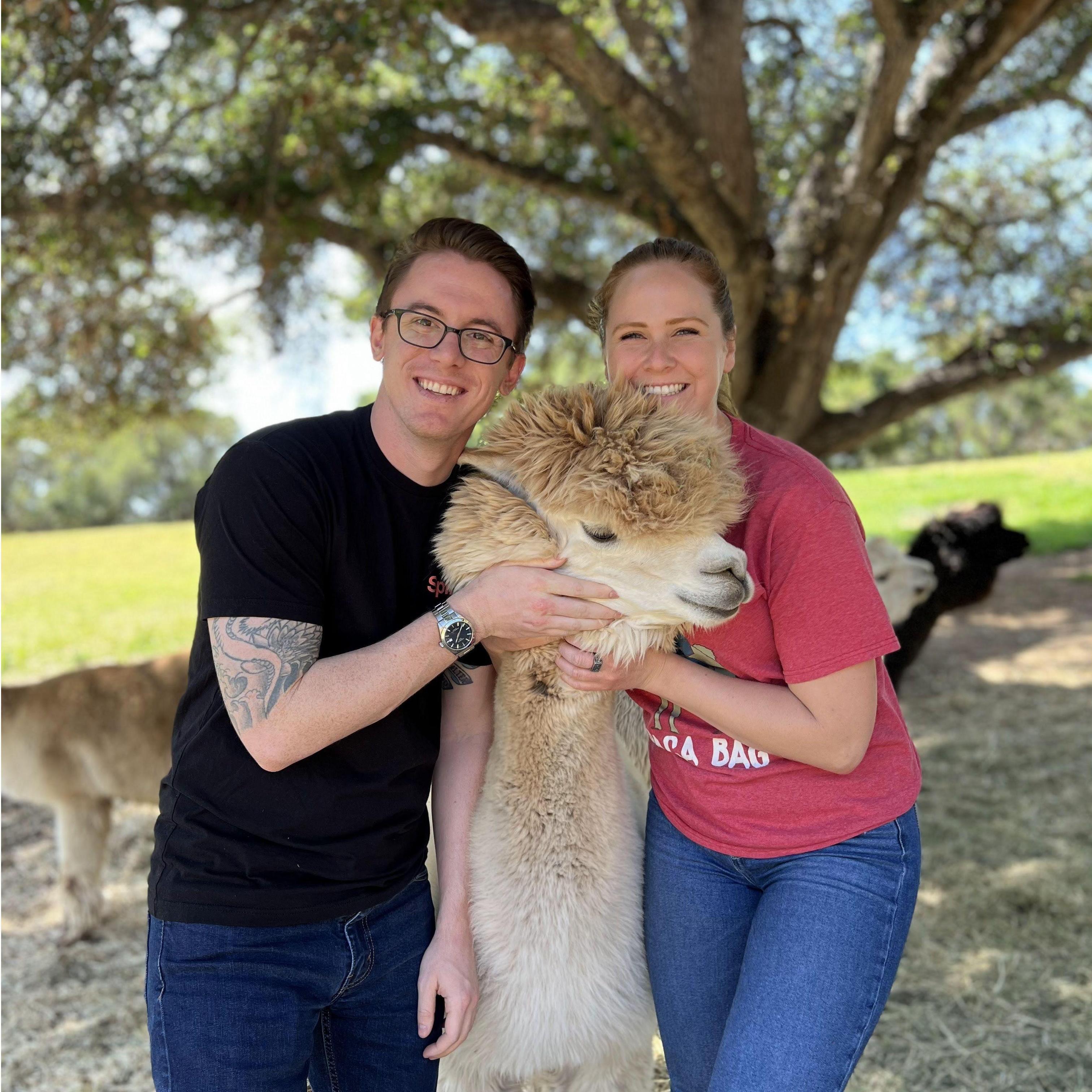 3/12/22 - Three weeks into dating, we have our first weekend away together in Solvang, CA. A weekend of drinking wine and petting alpacas was the perfect place to get to know each other better.