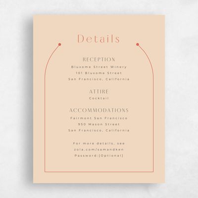 Orange Wedding Enclosure - Suzi