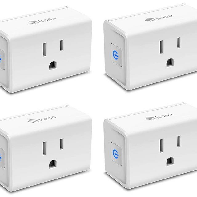 Kasa Smart Plug Mini 15A, Smart Home Wi-Fi Outlet Works with Alexa, Google Home & IFTTT, No Hub Required, UL Certified, 2.4G WiFi Only, 4-Pack(EP10P4)