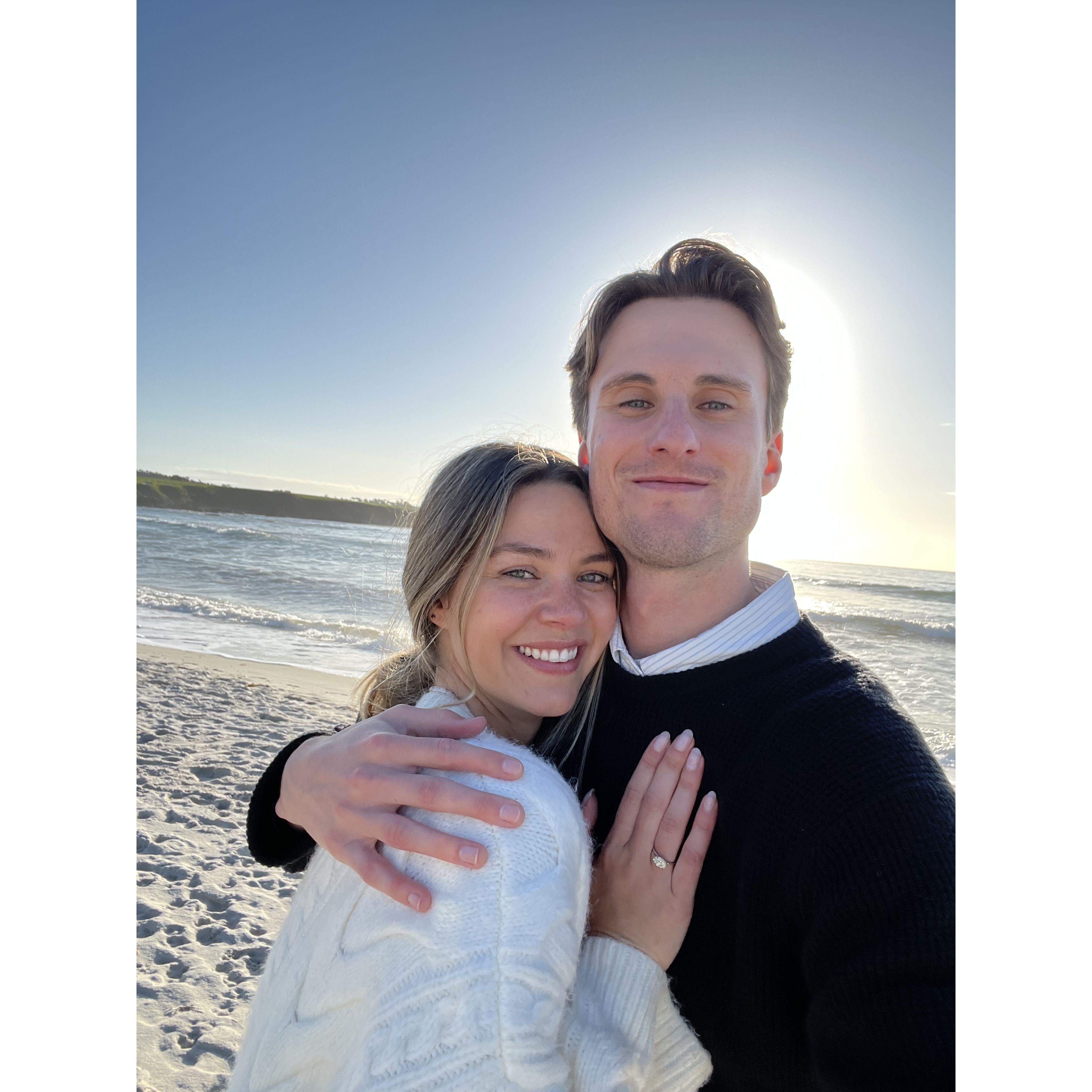 May 2024 - Our 6 year anniversary right after Spence proposed