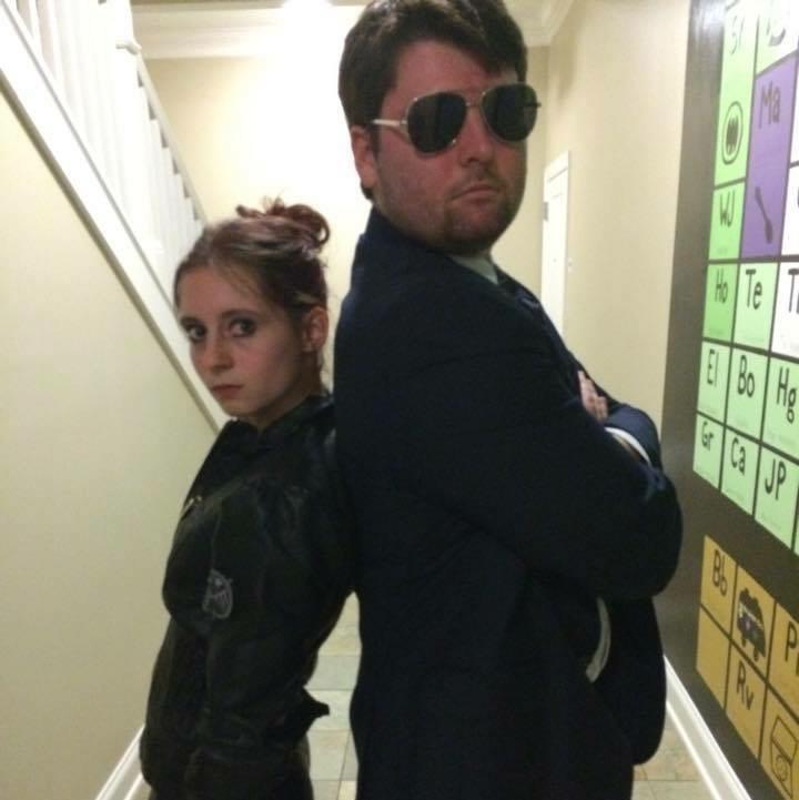 Agents Coluson and Romanoff reporting for duty, Halloween 2015