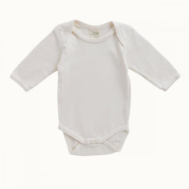 Nature Baby - Organic Cotton Long Sleeve Bodysuit