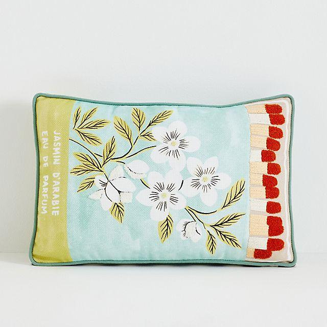 Les Fruits Cotton Embroidered Pillow