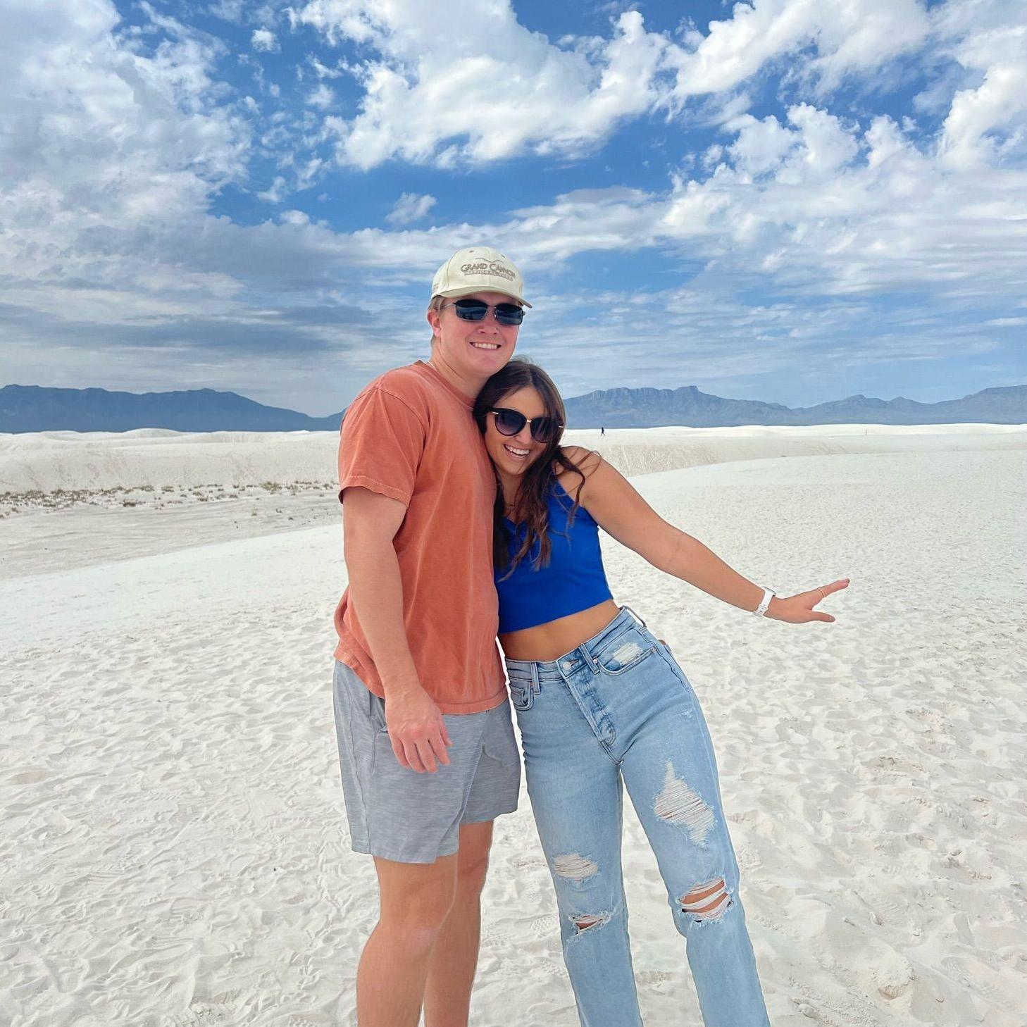October 2022: We traveled to the White Sands in New Mexico to celebrate our 5th anniversary.