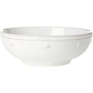 Juliska Bowls Berry & Thread Whitewash 7 inch Coupe (Pasta)