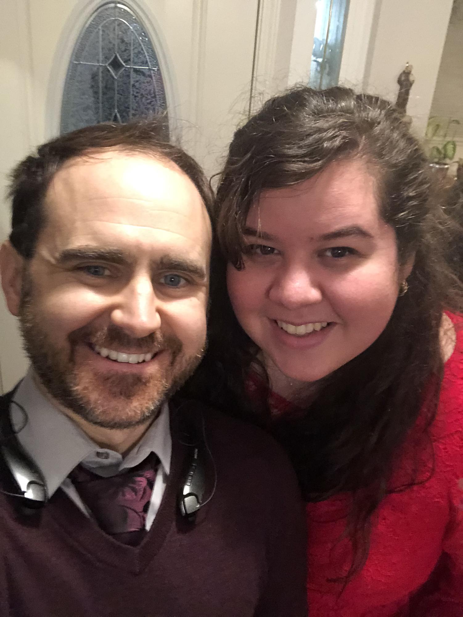 Christmas Eve after mass December 2021